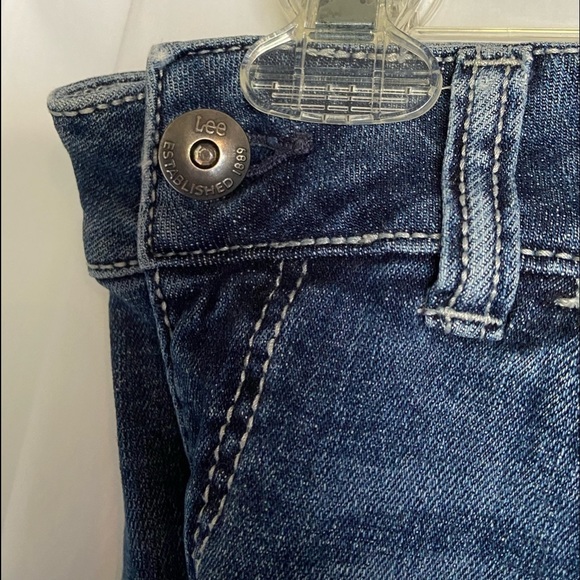 LEE SlenderSecret Sz-12P Well💗 Good Tough Jeans-Great 4 Outdoors-Comfortable☁️ - Picture 12 of 16